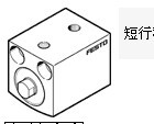 ADVC-16-10-A-P，德國(guó)費(fèi)斯托FESTO短行程氣缸